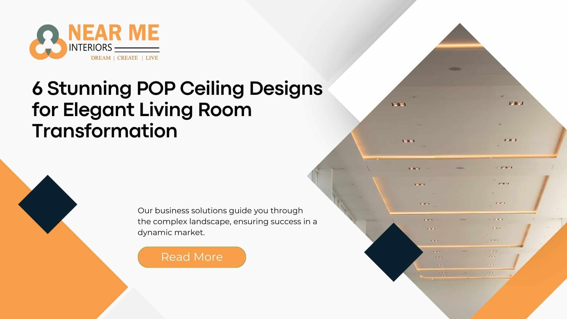 Read more about the article 6 Stunning POP Ceiling Designs for Elegant Living Room Transformation