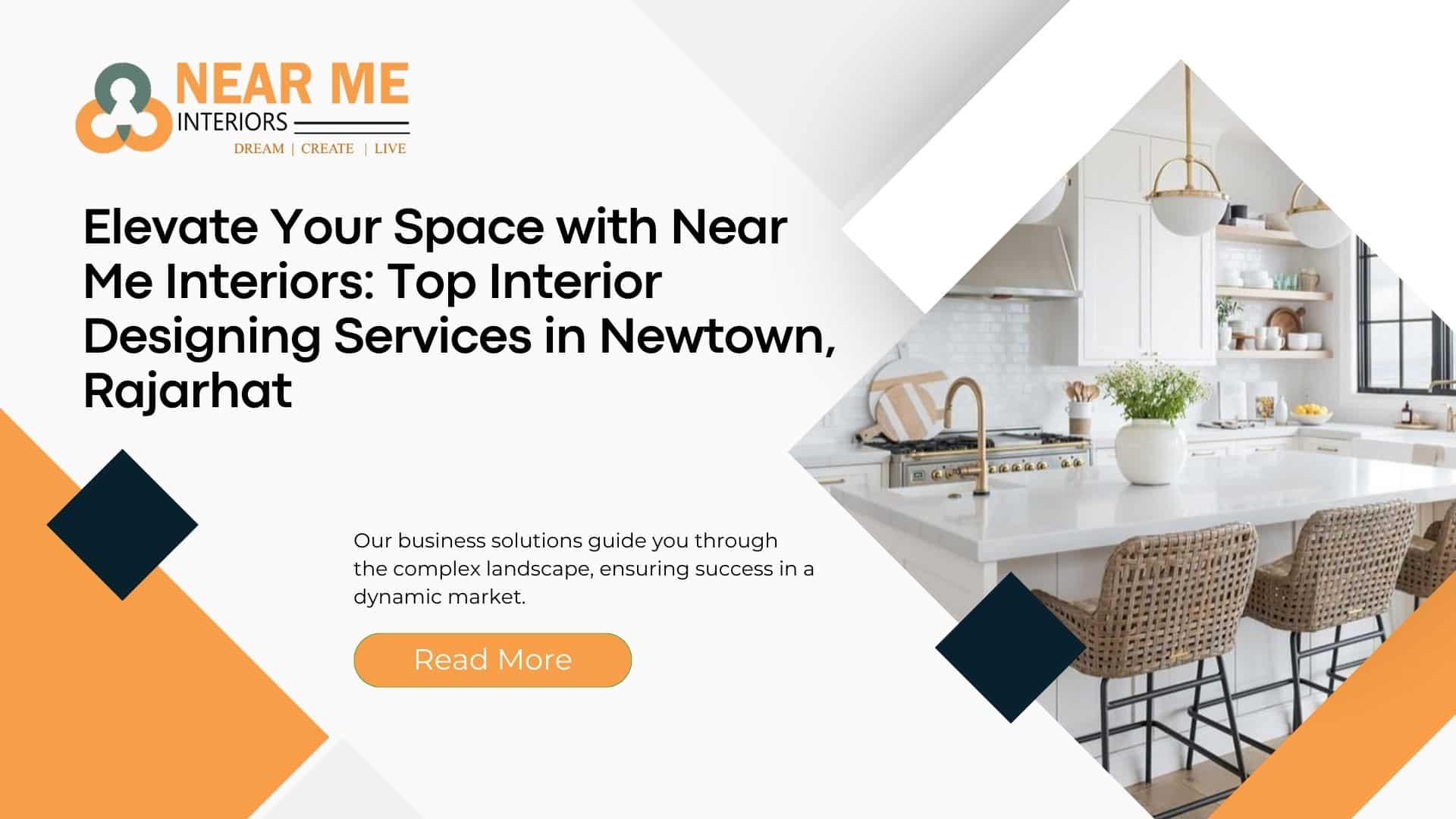 Elevate Your Space with Near Me Interiors: Top Interior Designing Services in Newtown, Rajarhat