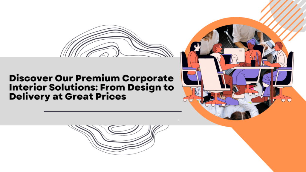 Creating an optimal office environment is critical for fostering productivity, creativity, and overall workplace satisfaction. Discover our premium corporate interior solutions that promise transparent pricing, timely delivery, and unmatched design excellence. Our services cater to all corporate needs, from conceptualization to final execution, ensuring a seamless transformation of your workspace.