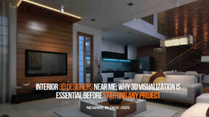 Interior 3D Designers Near Me: Why 3D Visualization Is Essential Before Starting Any Project