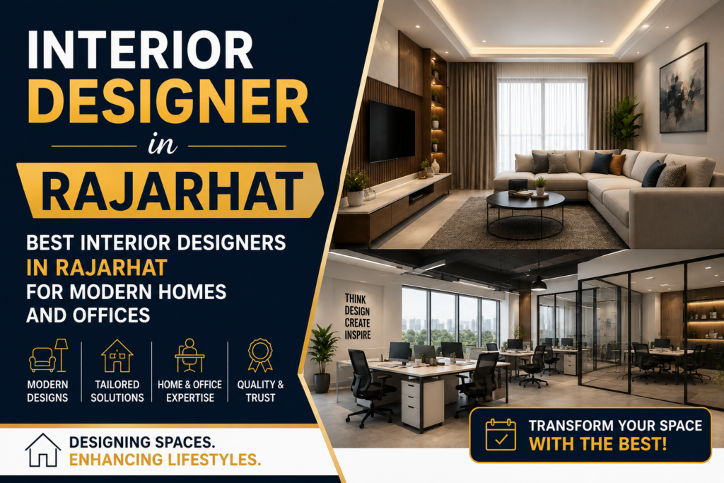 Interior Designer in Rajarhat – Best Interior Designers in Rajarhat for Modern Homes and Offices