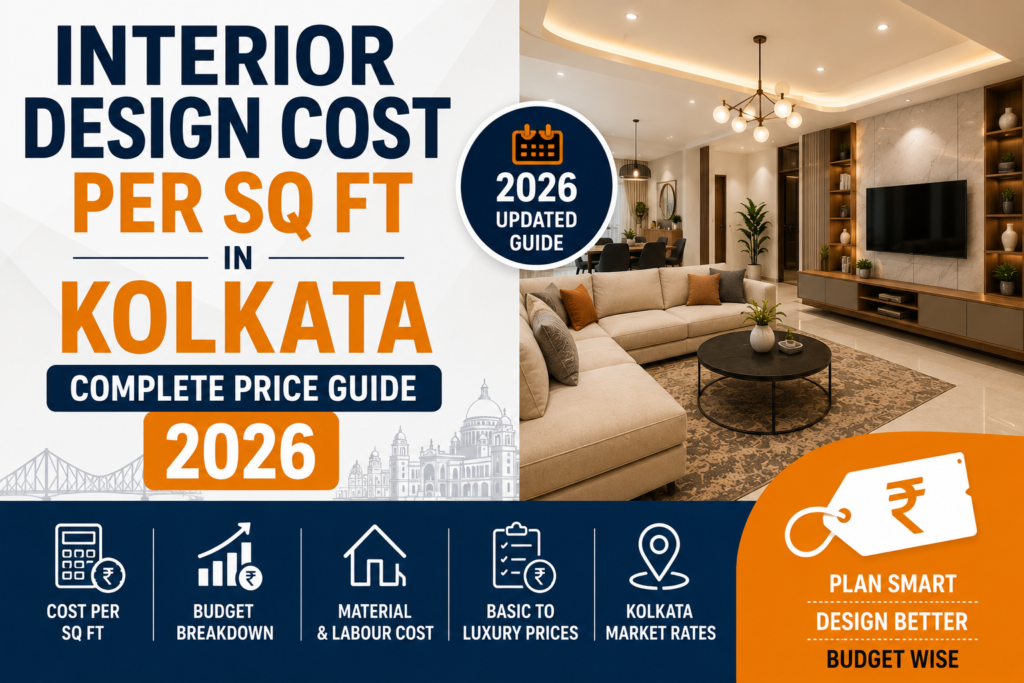 Understanding the interior cost per square foot is essential before starting any home improvement project. The right budget depends on your lifestyle, design preferences, and material choices. While basic interiors start at around ₹800 per sq. ft., premium and luxury projects can reach ₹6,000 per sq. ft. or more. Comparing package inclusions, materials, and designer expertise ensures you receive maximum value for your investment. If you're looking for transparent interior design charges per sq ft, expert guidance, and turnkey execution, Near Me Interiors can help transform your vision into reality.